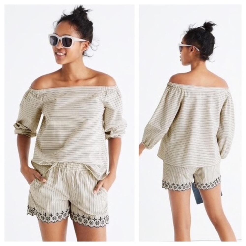 Madewell Off the Shoulder Blouse